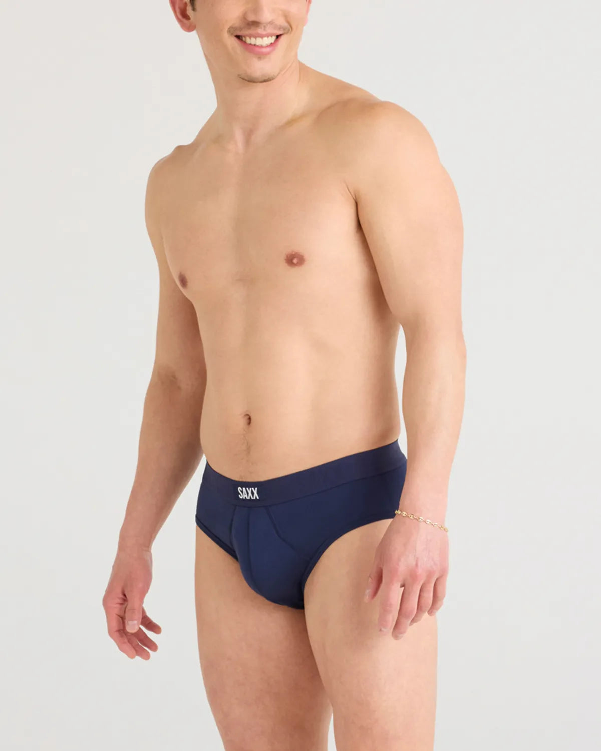 VIBE XTRA SOFT COMFORT BRIEF FLY 2PK BLACK/NAVY