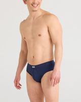 VIBE XTRA SOFT COMFORT BRIEF FLY 2PK BLACK/NAVY