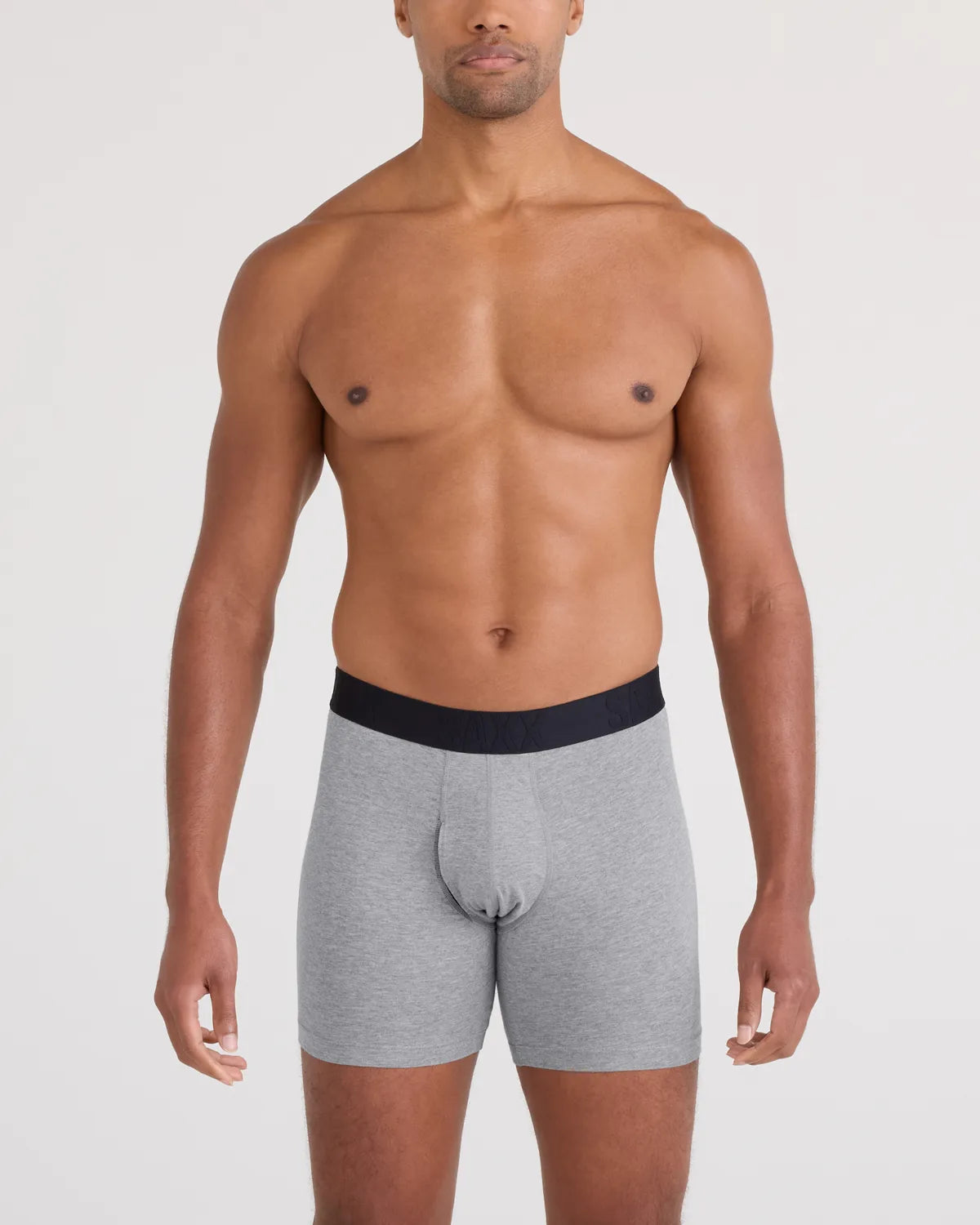 DROPTEMP COOLING COTTON BOXER BRIEF FLY 3PK DK GREY HTHR/DARK INK/BLK