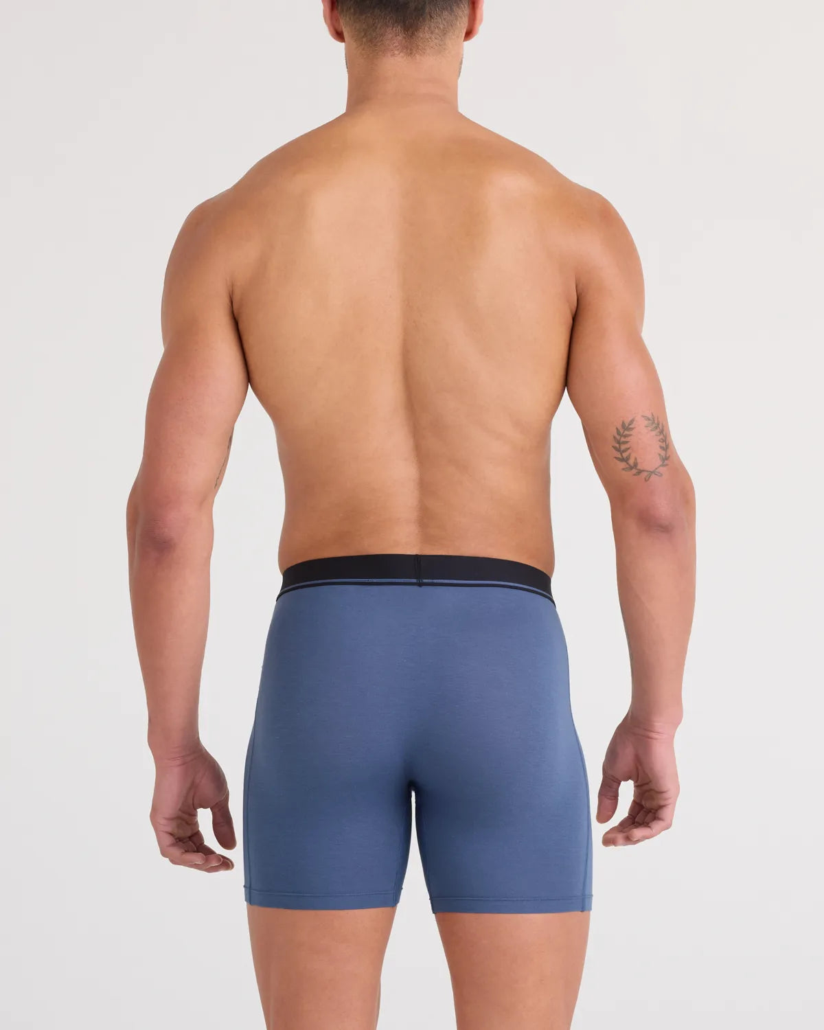 ESSENTIAL COTTON BOXER BRIEF FLY 3PK TRADEWINDS/INDIGO/MAROON