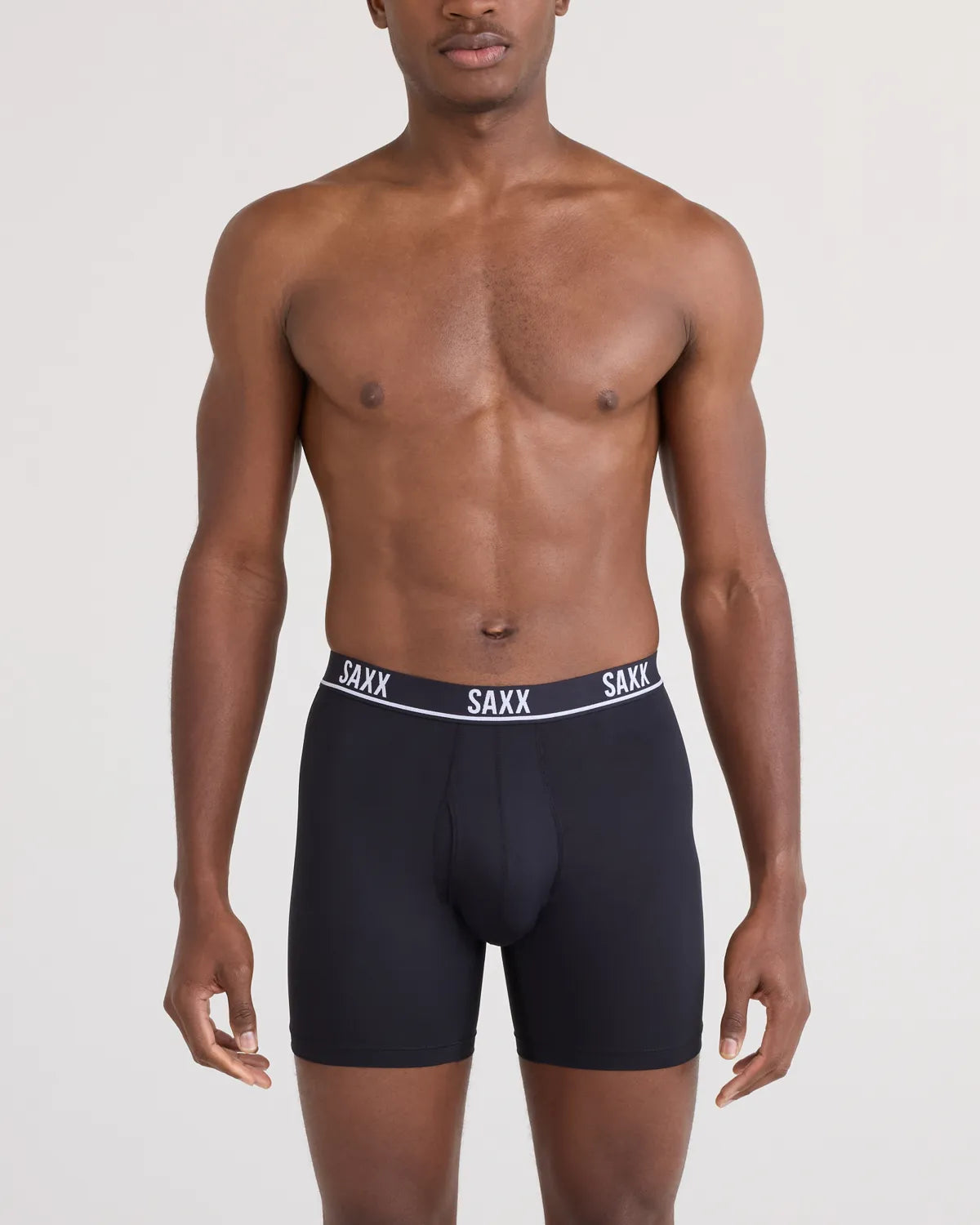 ESSENTIAL PERFORMANCE MESH BOXER BRIEF FLY 3PK BLACK
