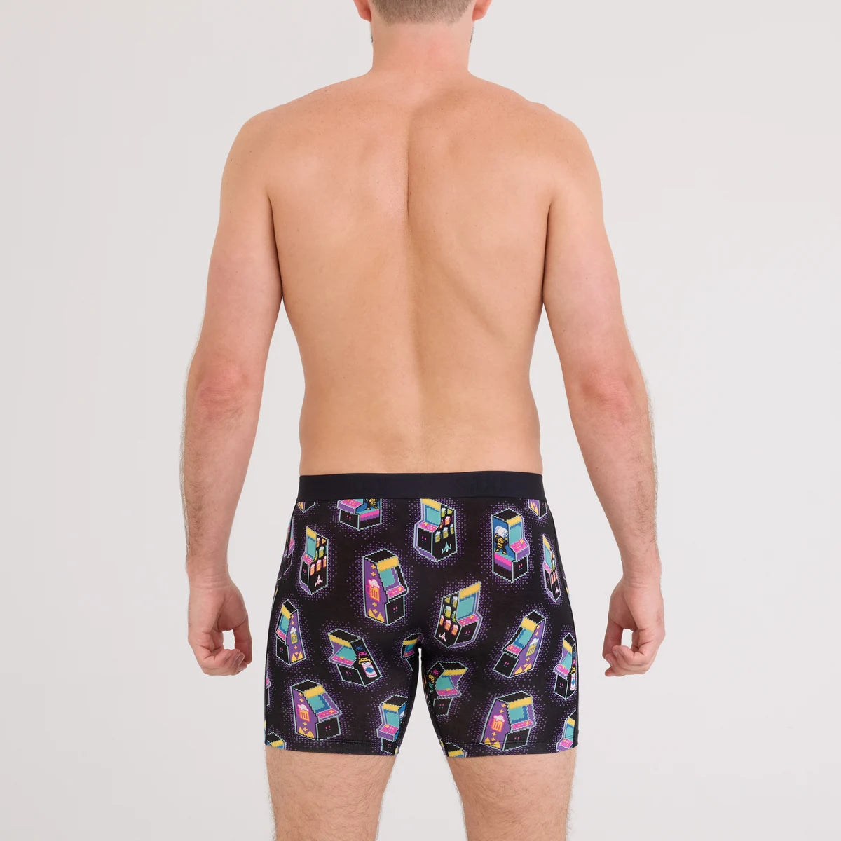 VIBE XTRA SOFT COMFORT BOXER BRIEF FLY BEERCADE BLACK
