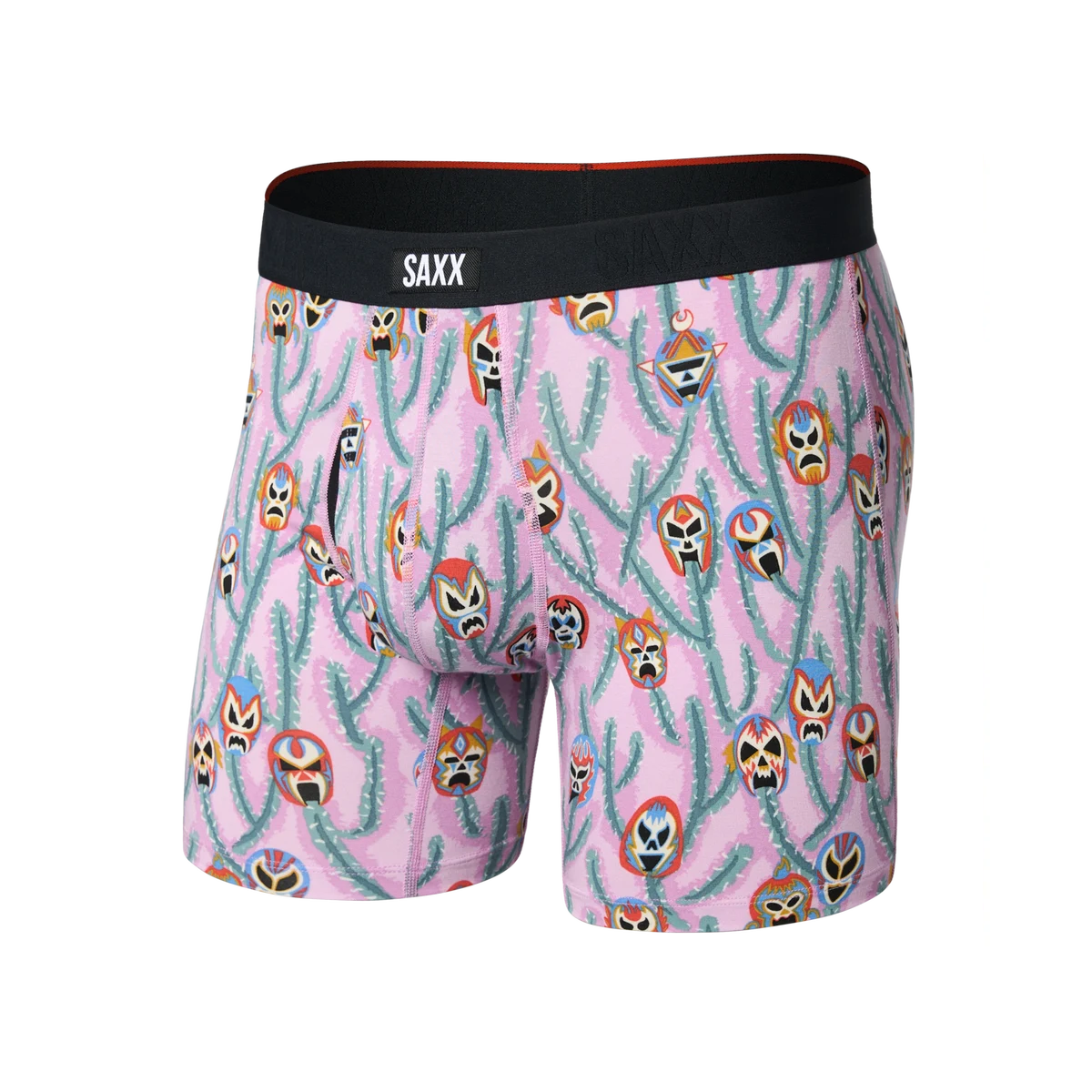 VIBE XTRA SOFT COMFORT BOXER BRIEF FLY LUCHO LIBRE-ORCHID