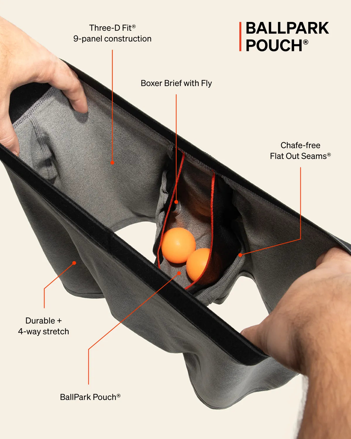 KINETIC LIGHT-COMPRESSION MESH BOXER BRIEF NAVY DAWN