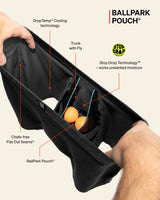 DROPTEMP COOLING COTTON TRUNK FLY 2PK DARK INK/BLACK